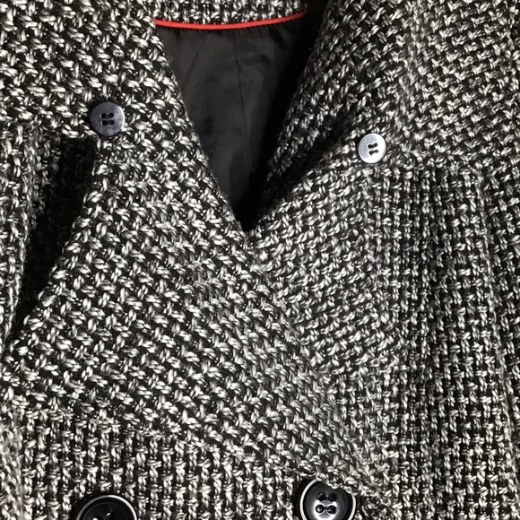 Lane Bryant Blazer Coat Black & white Plaid Tweed Plus Size 22/24 - Picture 6 of 7